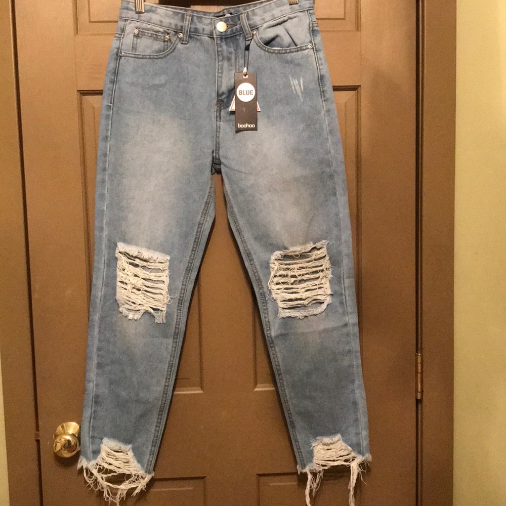High Rise Boyfriend Jeans
